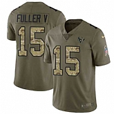 Nike Texans 15 Will Fuller V Olive Camo Salute To Service Limited Jersey Dzhi,baseball caps,new era cap wholesale,wholesale hats
